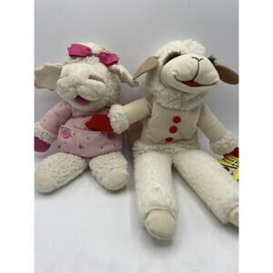 Vintage 1993 Shari Lewis Hand Puppets Lamb Chop And Baby Lamb Chop Lambchop